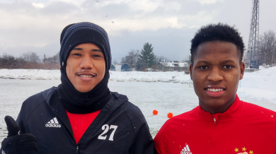 Сняг посрещна Гарсес и Морено за първата тренировка на българска земя СНИМКИ