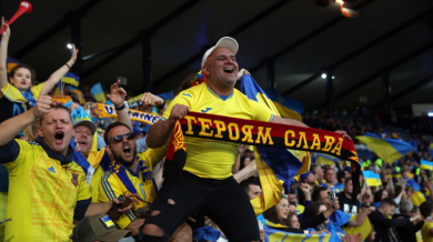 Вещ от войната надъхва украинските футболисти в битката за Световното