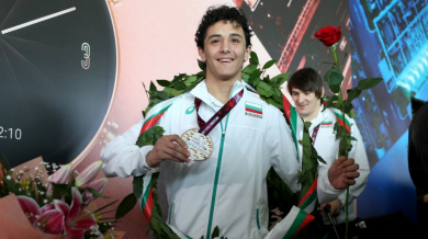 Едмонд Назарян в битка за медал от Европейското