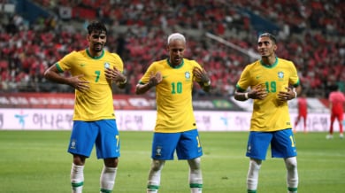 Бразилия показа екипите си за Мондиал 2022 ВИДЕО