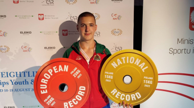 Българин остана на косъм от медал от Европейско