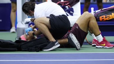 Извънредно: Кървав инцидент с Надал на US Open! СНИМКА 18+
