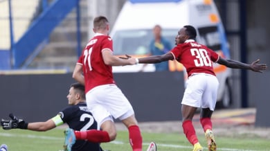 Бамба с първи гол за ЦСКА, откри резултата във Варна ВИДЕО