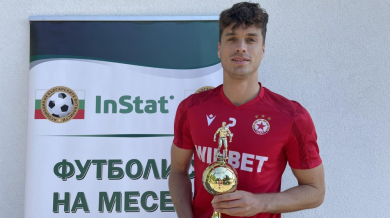 Капитанът на ЦСКА №1 в Efbet лига за август