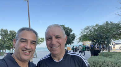 Известен треньор се радва на среща със Стоичков в Катар