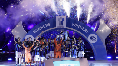 Интер скри топката на Милан в голямото дерби за трофей ВИДЕО