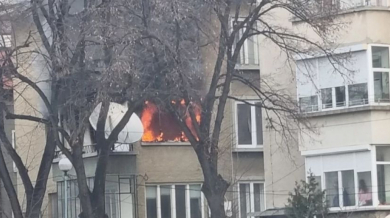 Разкритие на БЛИЦ: Ето на кого е изгорелият апартамент в Пловдив