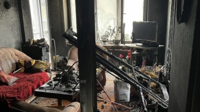 Потресаваща гледка! СНИМКИ на опожарения дом на бившия футболист от Пловдив