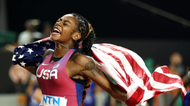 Американка шокира ямайките за световната титла на 100 метра