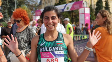 Дряново ликува! Нинева лети в маратона на София с нов личен рекорд