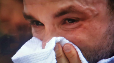 Гришо се разплака след финала, Ноле го утеши ВИДЕО/СНИМКИ