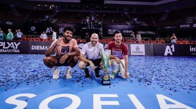 Шампионът от София се нареди до Федерер, Надал и Джокович