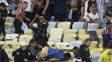 Бой, кръв и хаос забави Бразилия - Аржентина, един гол реши мача ВИДЕО