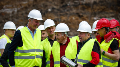 ЦСКА постави нещо уникално в сектор "Г" на новия стадион ВИДЕО/СНИМКИ