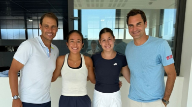 Българка се срещна с Рафа Надал и Федерер