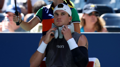 Тенисист повърна на US Open