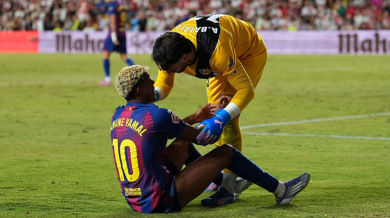 Барса се издъни, Ямал вкара спорна дузпа Видео