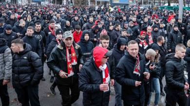 Фенове на ЦСКА с шествие в Добрич