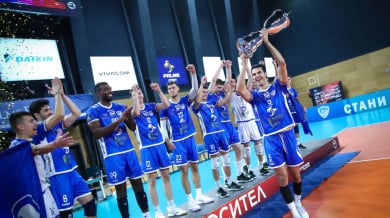 „Левски“ с трета Суперкупа във волейбола, Палмитe поздравиха шампионите