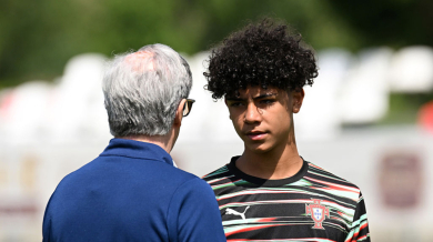 Синът на Кристиано Роналдо бележи за Португалия