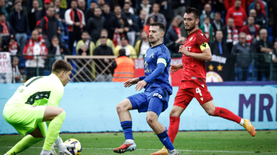 Капитанът на Левски изгоря след дербито