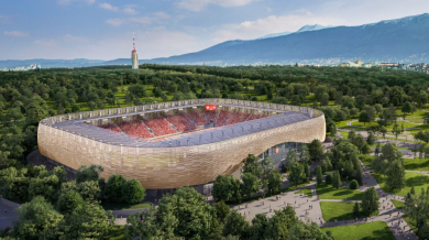 Новият стадион на ЦСКА се бори за награда, преди да е построен 