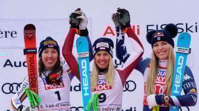 Линдзи Вон оформи хеттрик от подиуми за девет дни