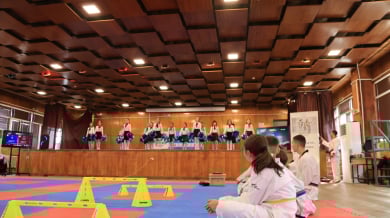 Откриха зала по таекуондо в столично училище