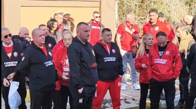 Агитка от България пристигна за мача на ЦСКА