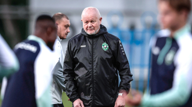 Треньорът на Лудогорец и Сашо Димитров гледаха Левски