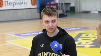 Софиянец от Миньор (Перник) пред БЛИЦ Live: Има химия в отбора, постоянно е веселба 