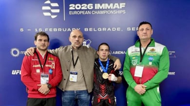 Ангел Алиев спечели злато на Европейското по ММА