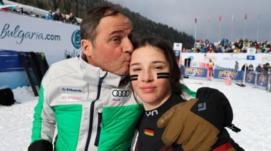 Maлена Замфирова на подиума в старт от Световната купа