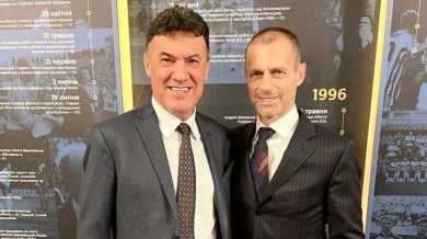 Шефът на УЕФА изрази съболезнования за смъртта на Боби Михайлов