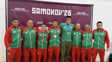 Български борци пети на Европейското