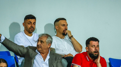 Зетят на Наско Сираков се появи на мача на ЦСКА