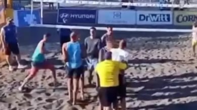 Братя Братоеви се замесиха в скандал на плажа в Бургас, появиха се кадри
