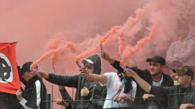 Фен на ЦСКА внесъл канабис на стадиона в Кюстендил