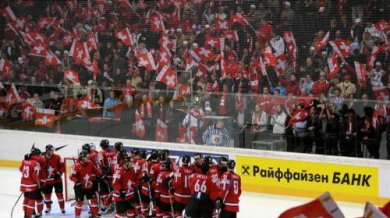 Минимални победи на Словакия и Швейцария в хокея