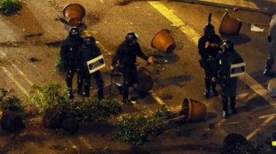 Над 40 арестувани при радостта в Барселона