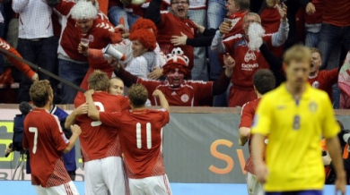 Дания оглави група 1 след успех над Швеция