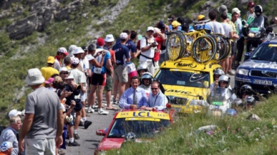 Никола Саркози се бори с допинга на Тур дьо Франс