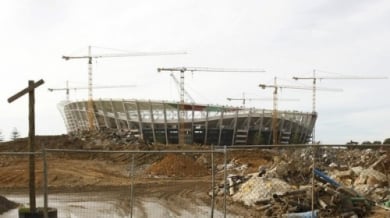 Стачката на строителите на стадионите за Мондиал 2010 продължава