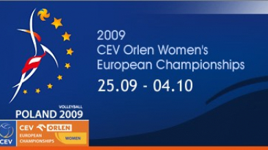 Резултати и класирания на Европейското по волейбол за жени в Полша