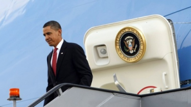 Обама пристигна в Копенхаген на олимпийска мисия