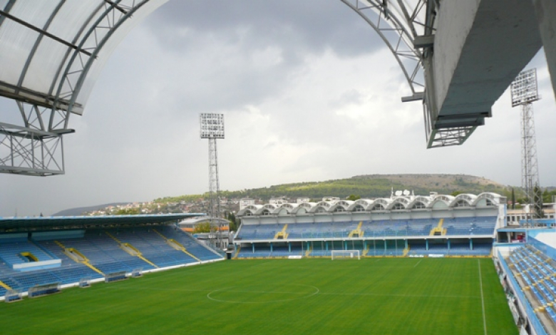 Стадионът в Подгорица