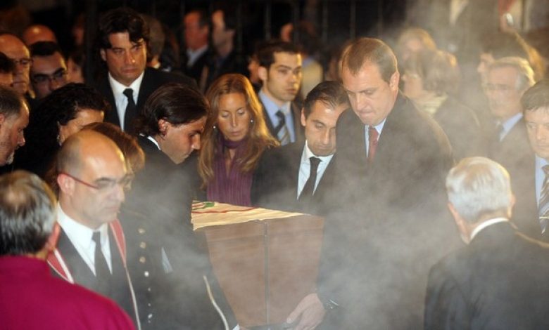 Надал на погребението на Хуан Антионио Самаранч