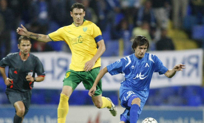 Националът на Словакия Здено Щърба бе капитан на Жилина в мачовете с Левски, сега играе в Гърция