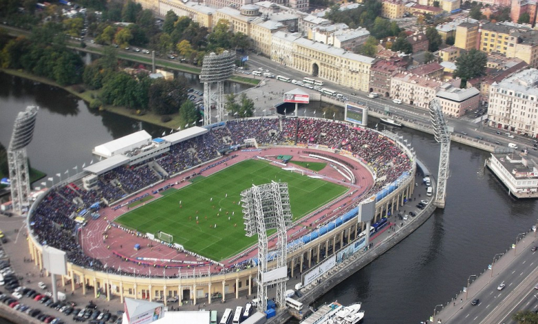 Стадион &quot;Петровски&quot; в Санкт Петербург