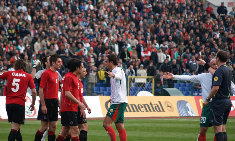 Йонас Ериксон свири равенството ни с Албания през 2007 година /снимка Булфото
